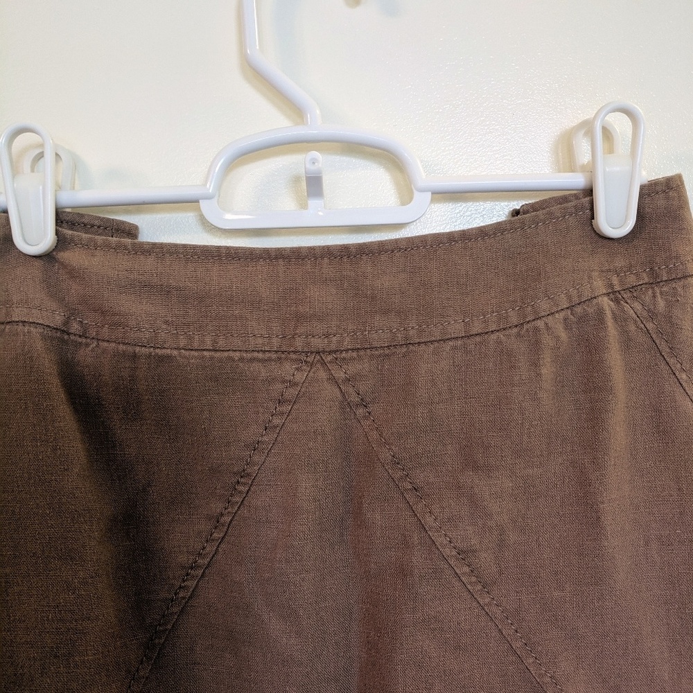 Linen blend skirt - Picture 2 of 5